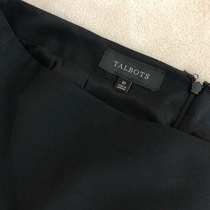 Talbots Black Pencil Skirt